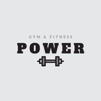 GYM Fitness Gray Logo