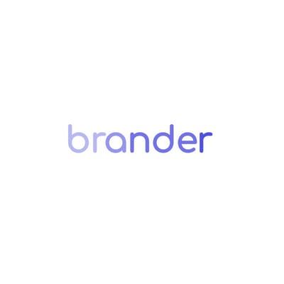 Brander Blue Gradient Logo