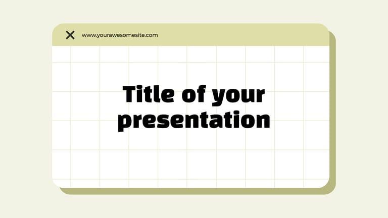 Green Modern Web Presentation