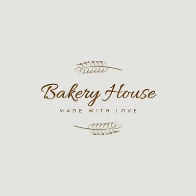 Bakery House Elegant Illustration Bakery Logo
