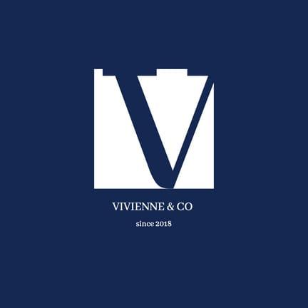 Vivienne Co Blue Logo