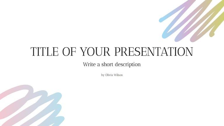 White And Abstract Gradient Presentation