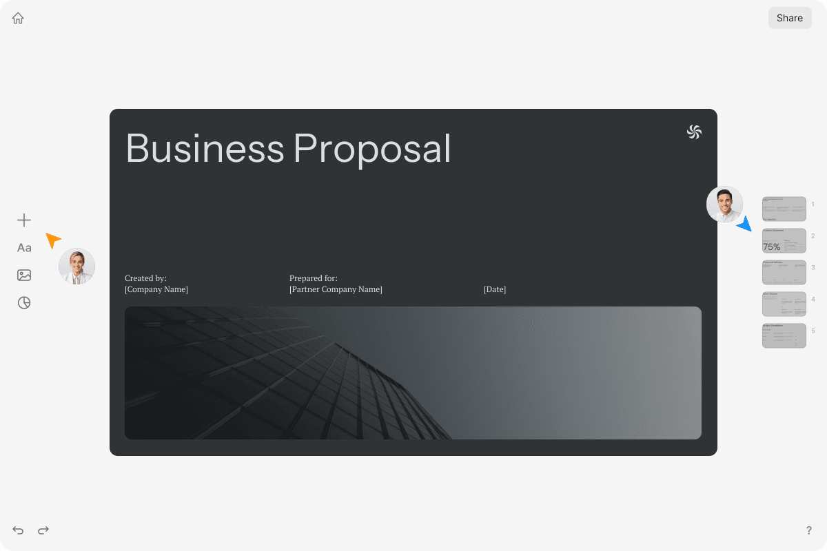 Proposal maker