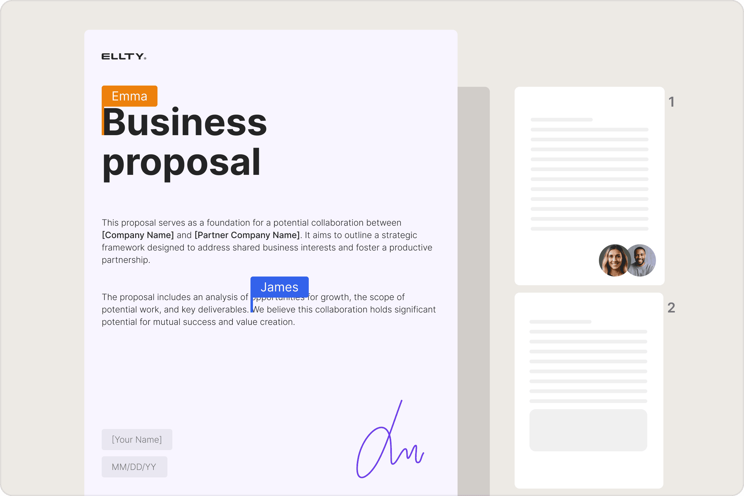 Create a proposal