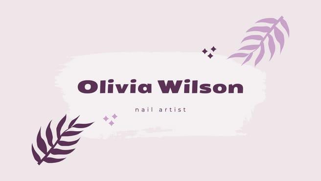 Pink Elegant Nail Artist Facebook Cover